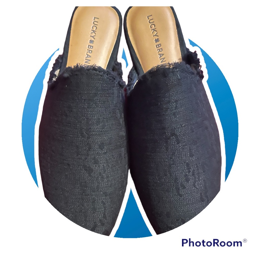 Black fabric slides